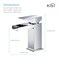 Kibi Waterfall Single Handle Bathroom Vanity Sink Faucet with Pop Up Drain C-KBF1004CH-KPW100CH - alternate 2